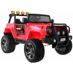 Elektrické autíčko Monster Jeep WXE1688 4x4 - červené